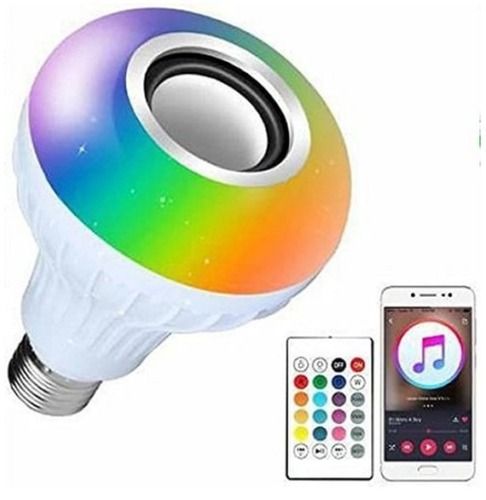 Music Bluetooth Led Multicolored Bulb Body Material: Ceramic