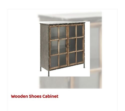 Eco-Friendly Natural Pure Wooden Shoes Cabinet