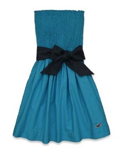 Quick Dry Party Wear Plain Cotton Frock For Girls, Superior Quality, Stylish Look, Blue Color