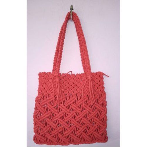 Tear Resistance Ladies Macrame Shoulder Bag