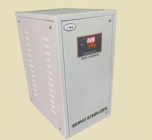  12Kva सिंगल फेज सर्वो वोल्टेज स्टेबलाइजर डिजिटल डिस्प्ले करंट के साथ: Ac Volt (V) 