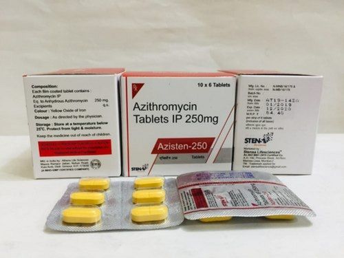 Azithromycin 250 MG Antibiotic Tablets IP