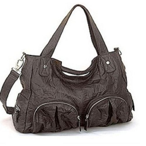 Designer Ladies Plain Leather Bag, Party Wear, Good Quality, Modern Style, Black Color