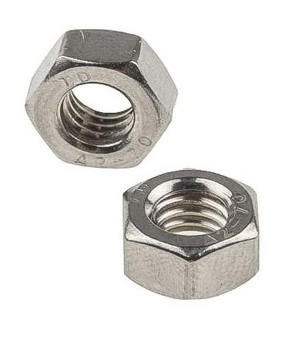 Stainless Steel Galvanized And Polished Hex Nut