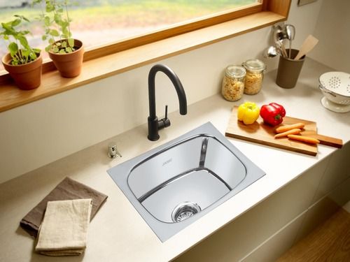 Stainless Steel Janki Single Bowl Kitchen Sink 20X17X8