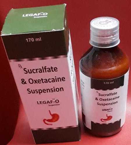 Legaf-O Suspension (Sucralfate And Oxetacaine) Drug Solutions