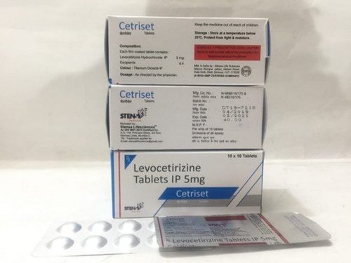 Levocetirizine 5 Mg Anti Allergic Antihistamine Tablets General Medicines