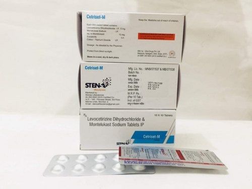 Levocetirizine Dihydrochloride And Montelukast Sodium Anti Allergy Tablets