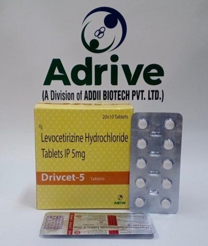 Levocetirizine HCL 5 MG Antihistamines Tablets IP