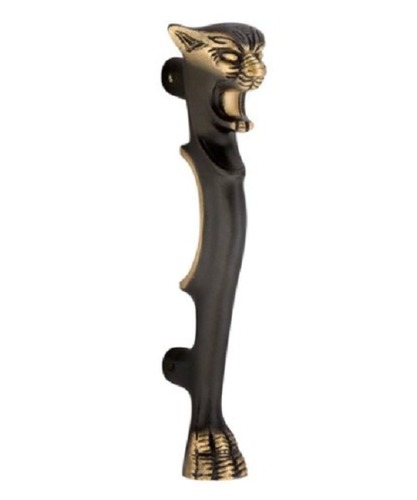 Lion Head Black T/T Brass Pull Handles