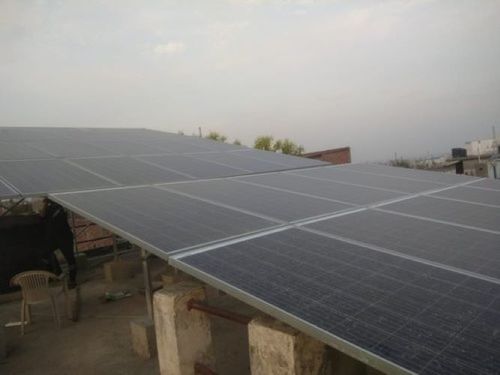 Mounting Structure Solar Rooftops Plant