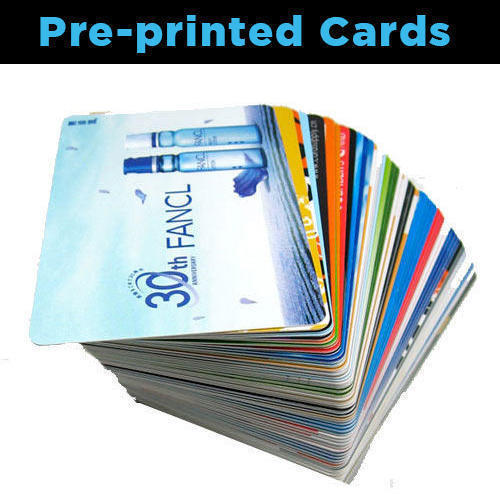 Premium Grade Pre-Printed Card With Chip