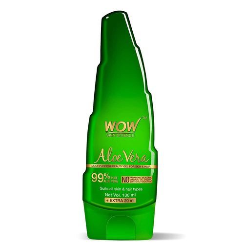 Wow Aloe Vera Multipurpose Beauty Gel For Skin And Hair,