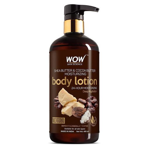 WOW Shea Butter and Cocoa Butter Moisturizing Body Lotion