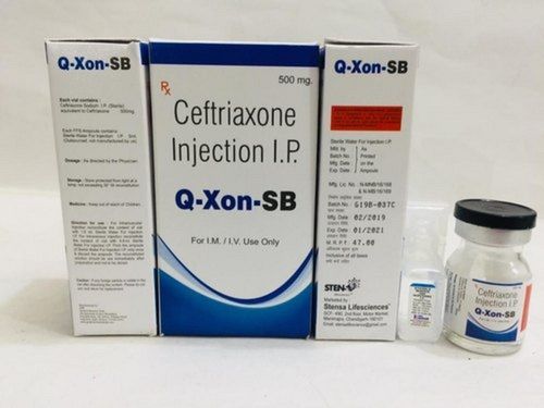 Ceftriaxone 500 MG Antibiotic Injection IP