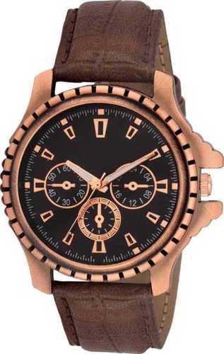 Brown Copper Color Mens Fancy Watch