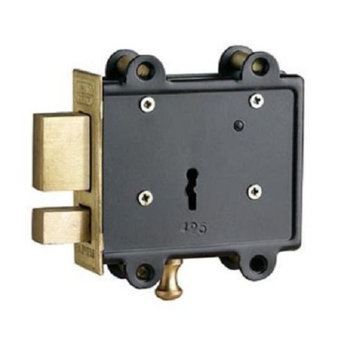 Fine Iron Deadbolt Sleek Door Lock