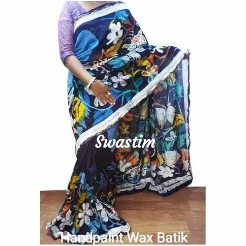 Various Ladies Hand Paint Wax Batik Saree