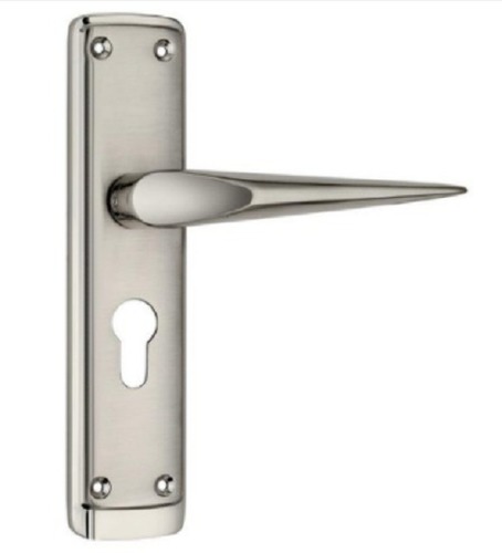 Jainson Lever Handle Mortise Set - Zinc Material, 270 Mm Size, Chrome Finish, Ideal For Exterior And Interior Doors