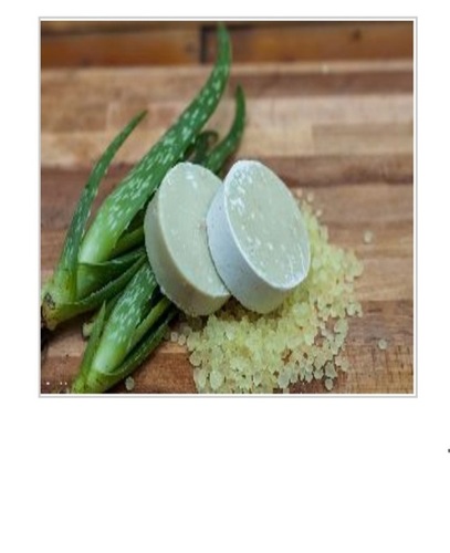 गोल आकार का एलोवेरा और हनी सोप