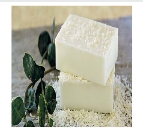 Square Shape Off White Fresh Milk Soap