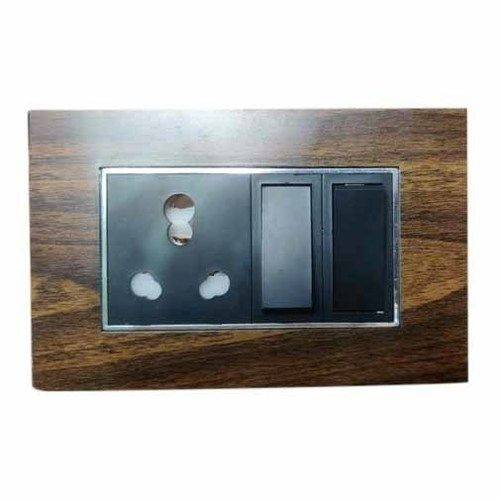 4M Modular Wooden Texture Switch Plate Application: Residential