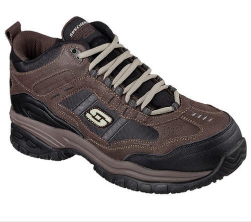 Low Ankle Skechers Safety Shoes - Color: Black