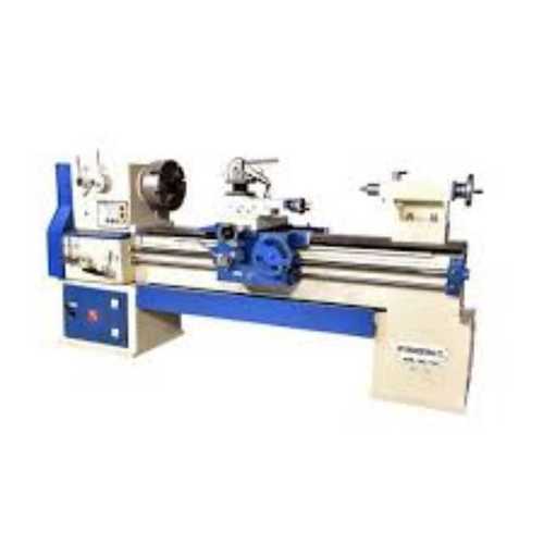 White Stainless Steel Centre Lathe Machine