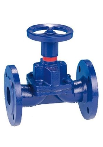 Blue Colour Stainless Steel Weir Diaphragm Valve