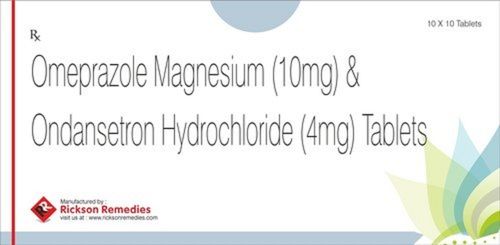 Ondansetron Hcl और Omeprazole मैग्नीशियम 14 Mg टैबलेट