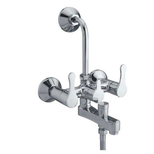 Stainless Steel 3 In 1 Wall Mixer With Bend