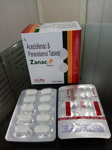Aceclofenac And Paracetamol 425 MG Anti Inflammatory Tablets
