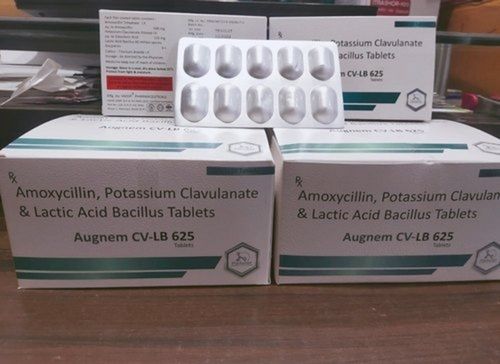 अमोक्सिसिलिन पोटेशियम क्लैवुलनेट और लैक्टिक एसिड बैसिलस एंटीबायोटिक टैबलेट 