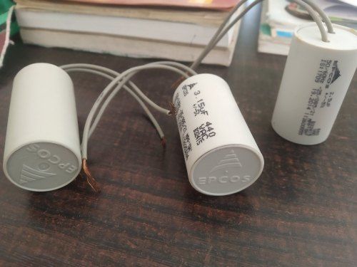 White Epcos Power Capacitor 15Mfd