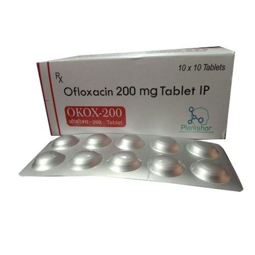 Ofloxacin 200 Mg Prescribed Antibiotic Tablets Ip Cas No: 82419-36-1