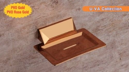 Stainless Steel Uva Soap Dish Gold / Rose Gold