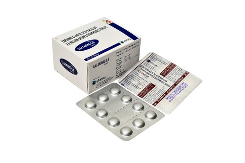 सेफ़िक्साइम और लैक्टिक एसिड बैसिलस 2.5 बिलियन डिस्पर्सिबल स्पोर्स टैबलेट