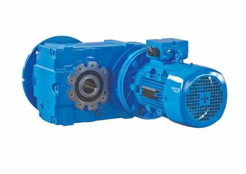 Blue Electric Dc Geared Motor