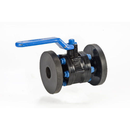 Flange End Black And Blue Hdpe Ball Valve Application: Industrial