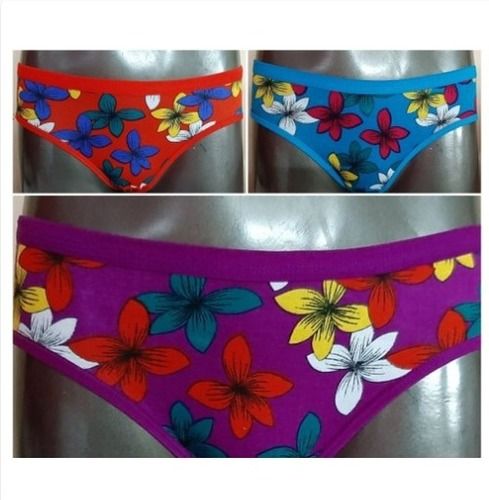 Cotton Top Elastic Flower Printed Panty at Best Price in Delhi