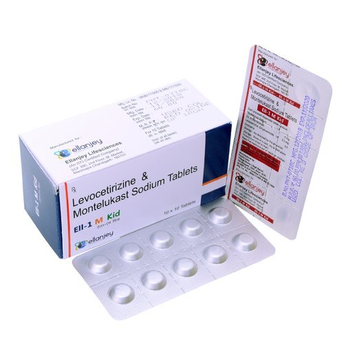 टैबलेट लेवोसेटिरिज़िन 2.5 मिलीग्राम और मोंटेलुकास्ट सोडियम 5 मिलीग्राम टेबल