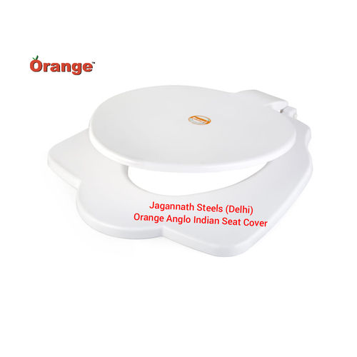 Orange Anglo Indian Toilet Seat Cover