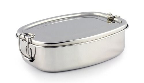 Plain Design Stainless Steel Lunch Box