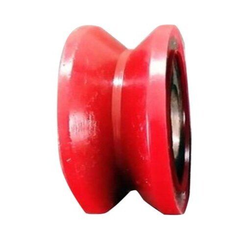 Rust Proof Red PU Coated Mild Steel Pulley