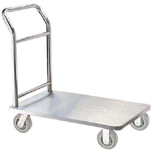 Different Color Available Stainless Steel Platform Trolley For Luggage Carry