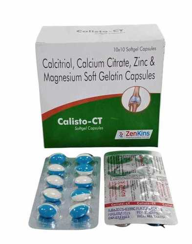 Calcitriol 0.25 Mcg + Calcium Citrate 425 Mg + Zinc Monohydrate 20 Mg + Magnesium 40 Mg Calcium Capsules