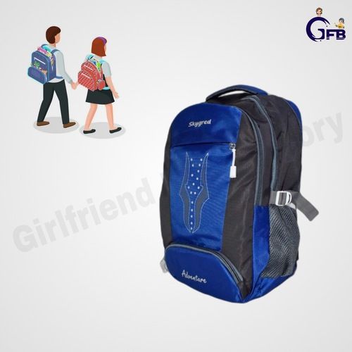 Black And Blue Color Backpack For Child