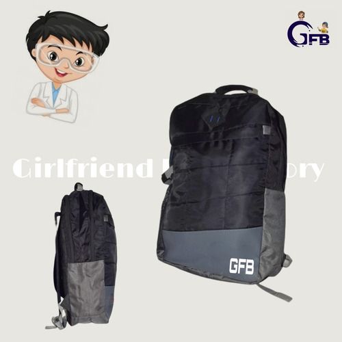 Black And Grey Color Promotional Backpack Bag Design: Latest