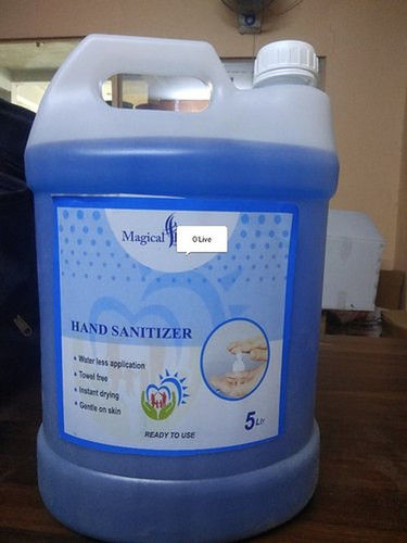 Blue Liquid Hand Sanitizer Age Group: Suitable For All Ages