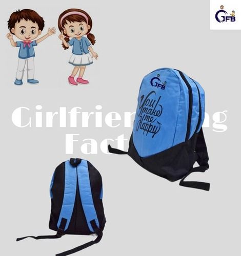 Multipocket Blue Backpack For School Design: Latest